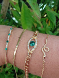 Ensemble de bracelet fantaisie Vert