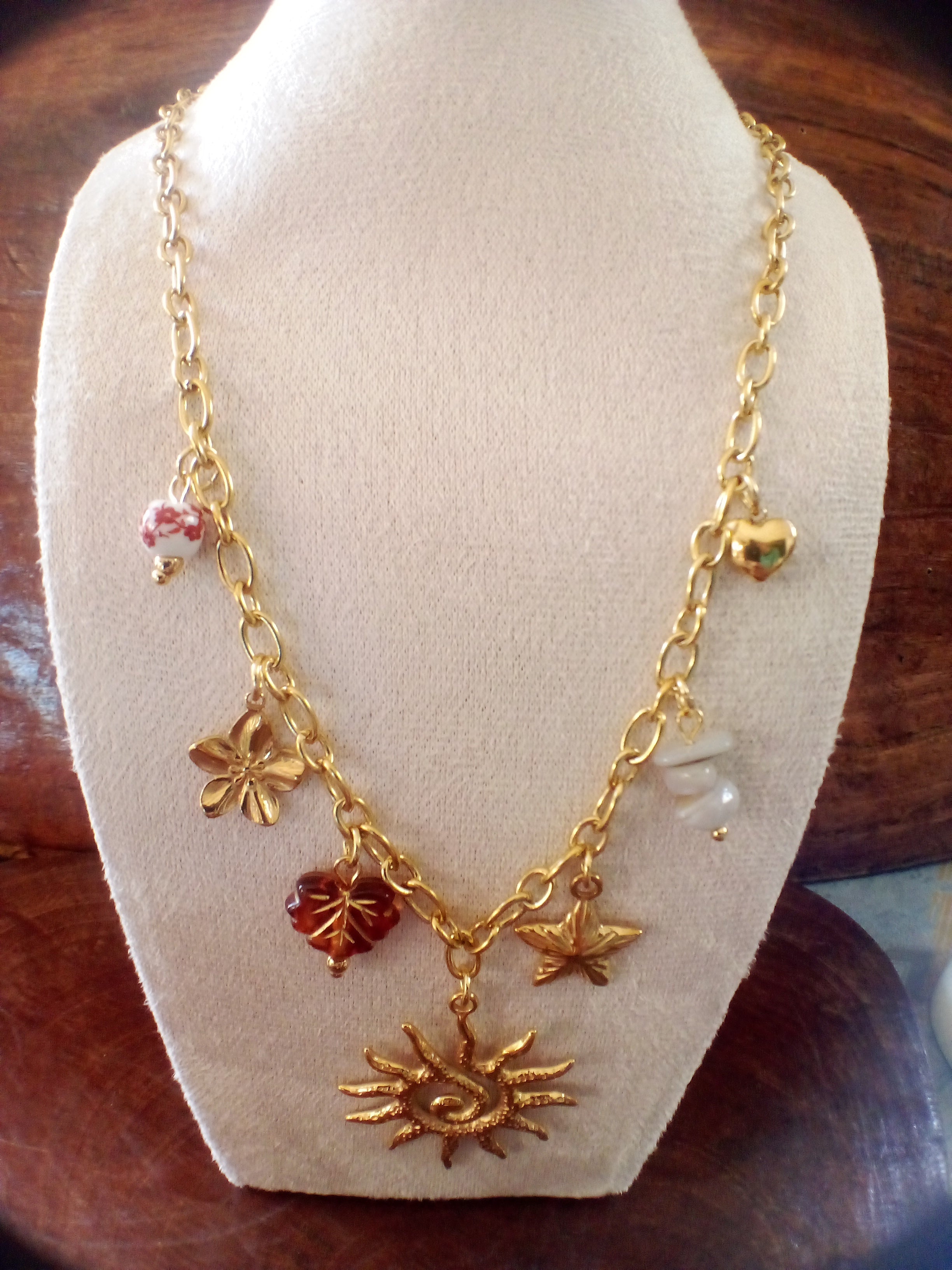Collier breloque acier inoxydable