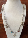Collier breloque chaîne acier inoxydable