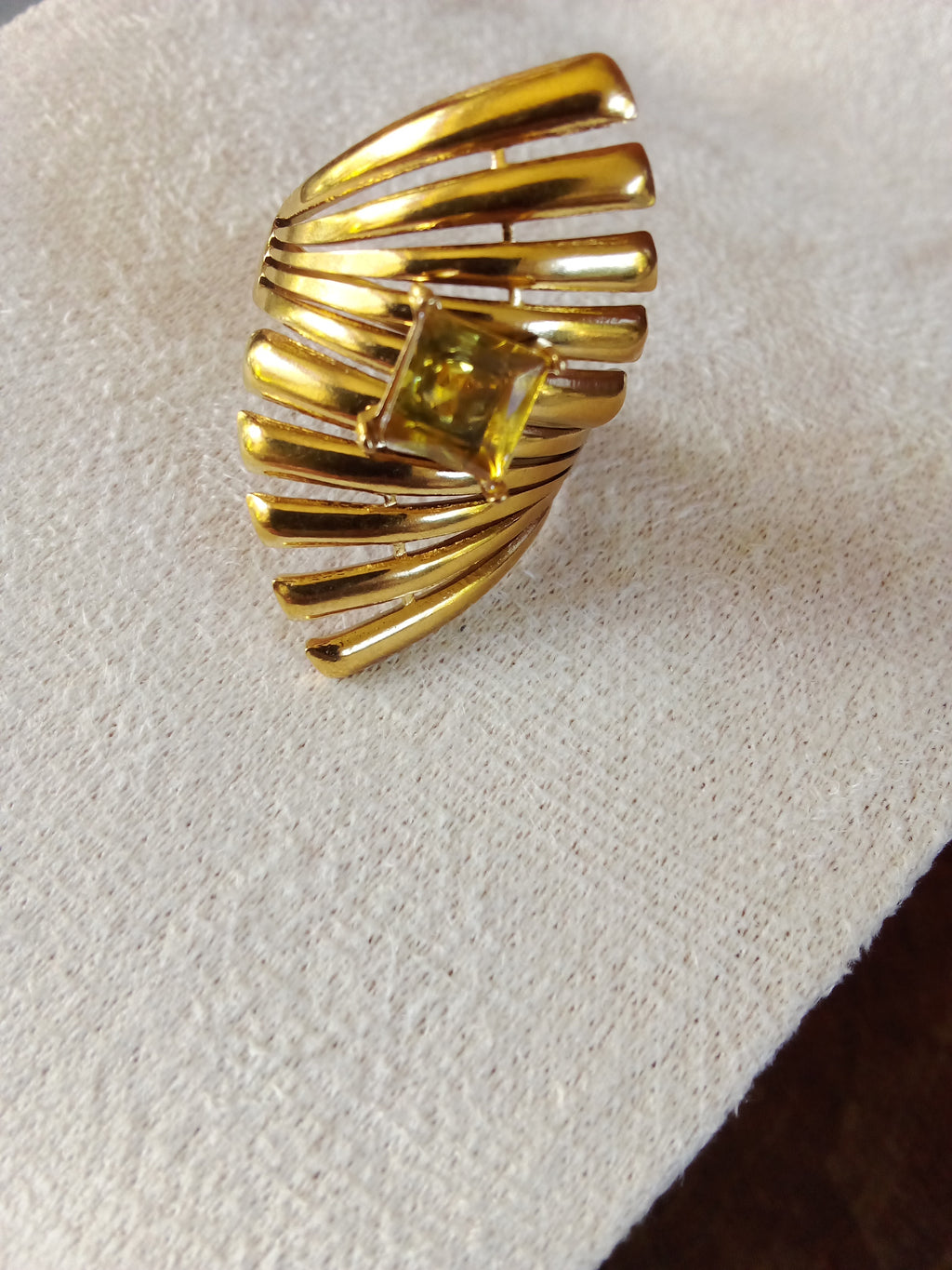 Bague losange acier inoxydable