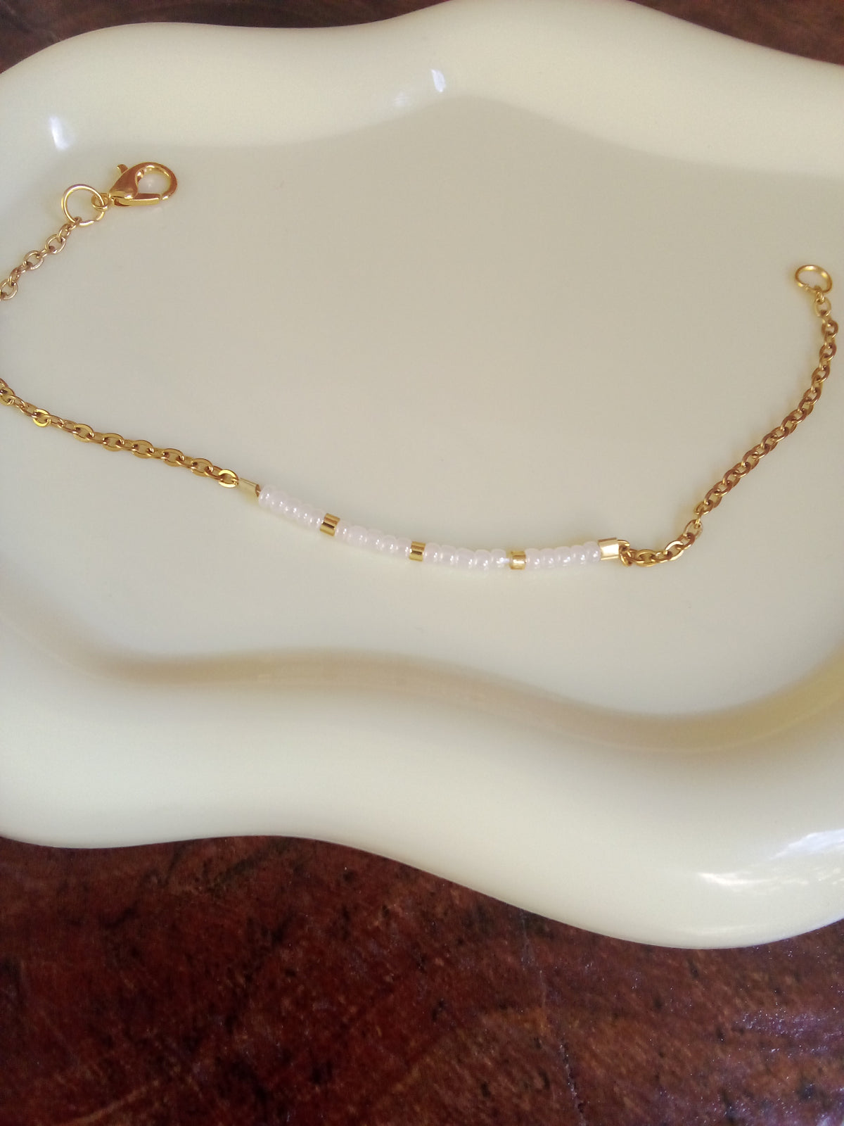 Bracelet fait main acier inoxydable
