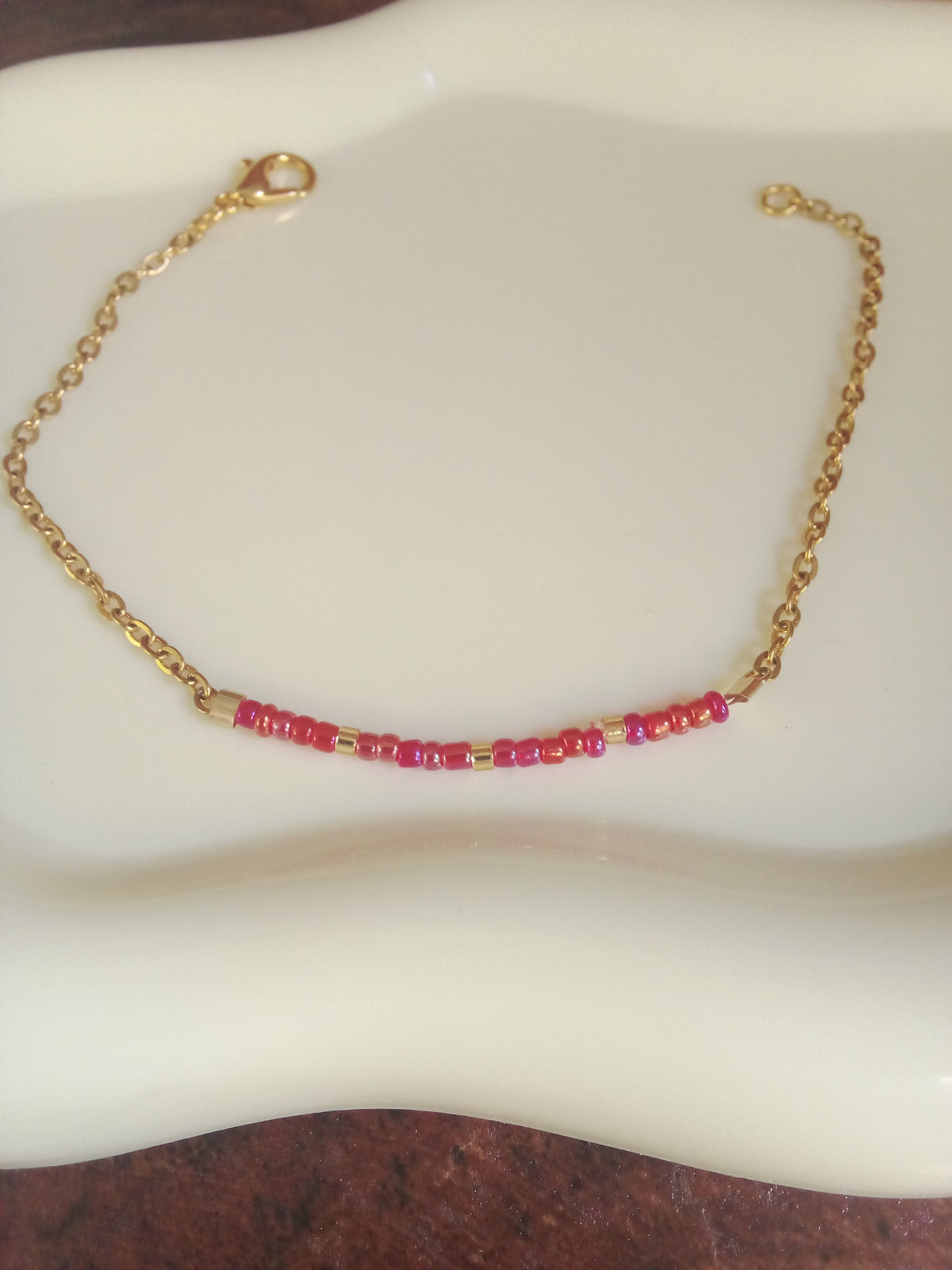 Bracelet fait main acier inoxydable