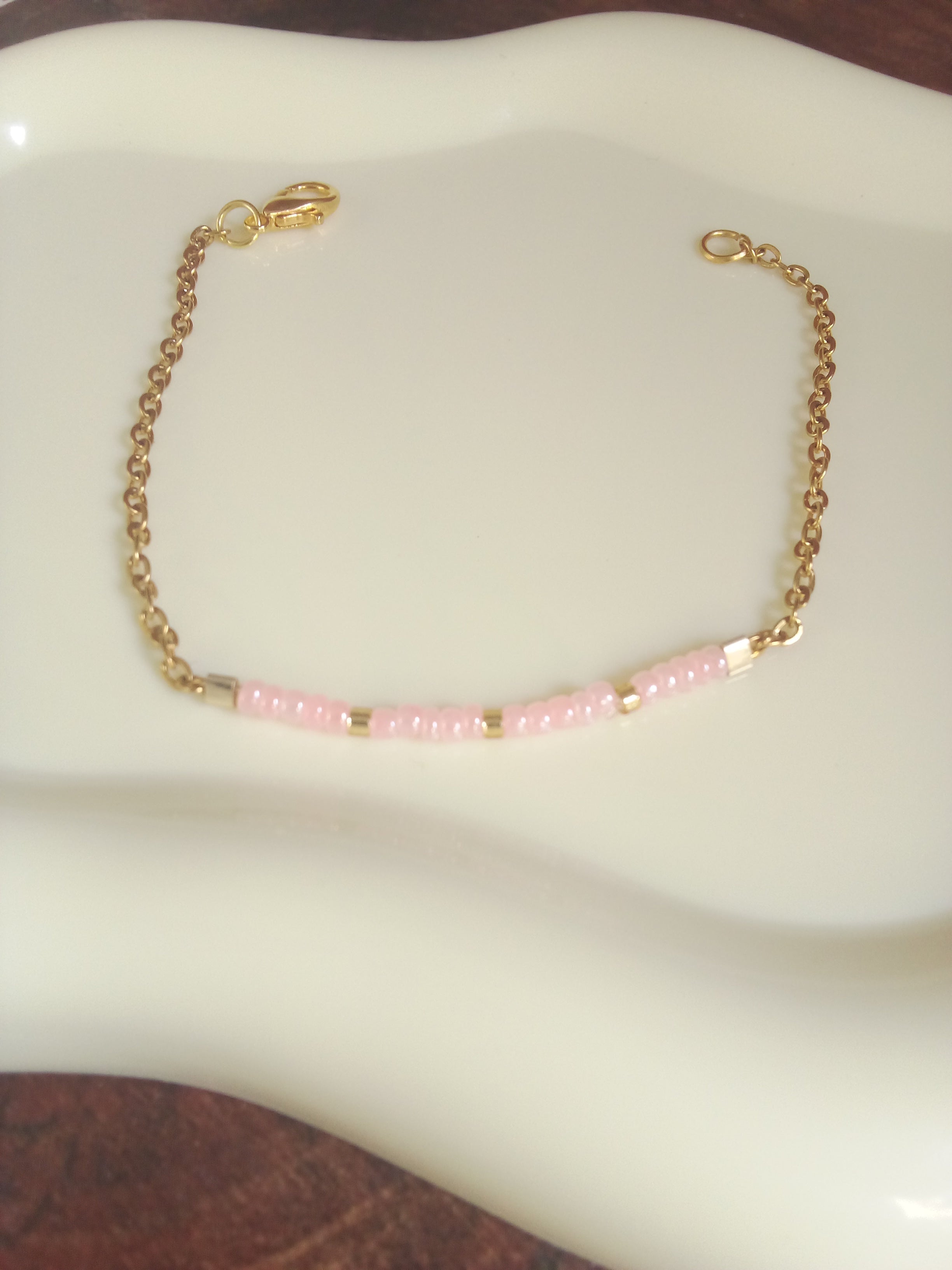 Bracelet fait main acier inoxydable