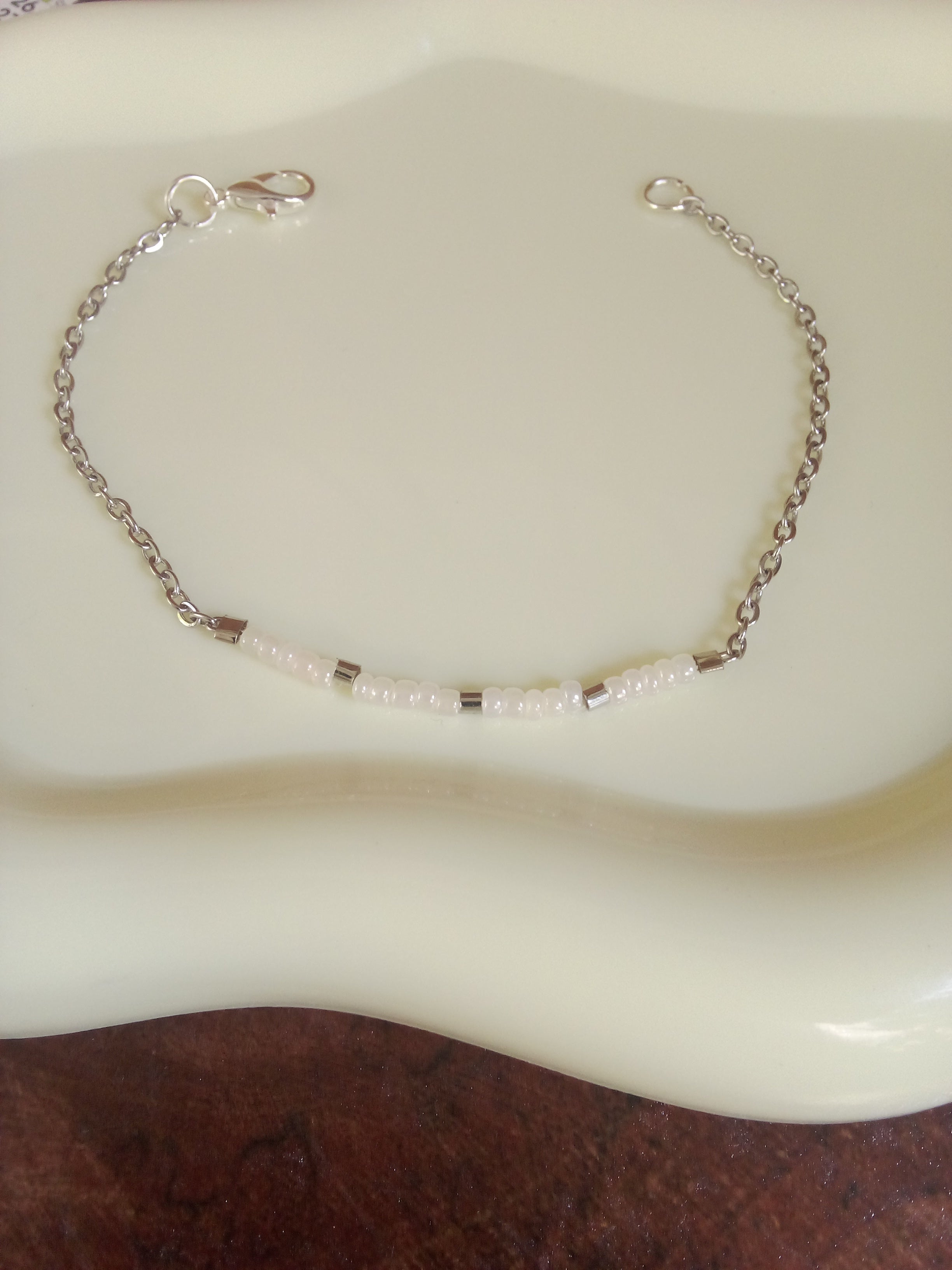 Bracelet fait main acier inoxydable