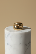 Bague dôme croisée
