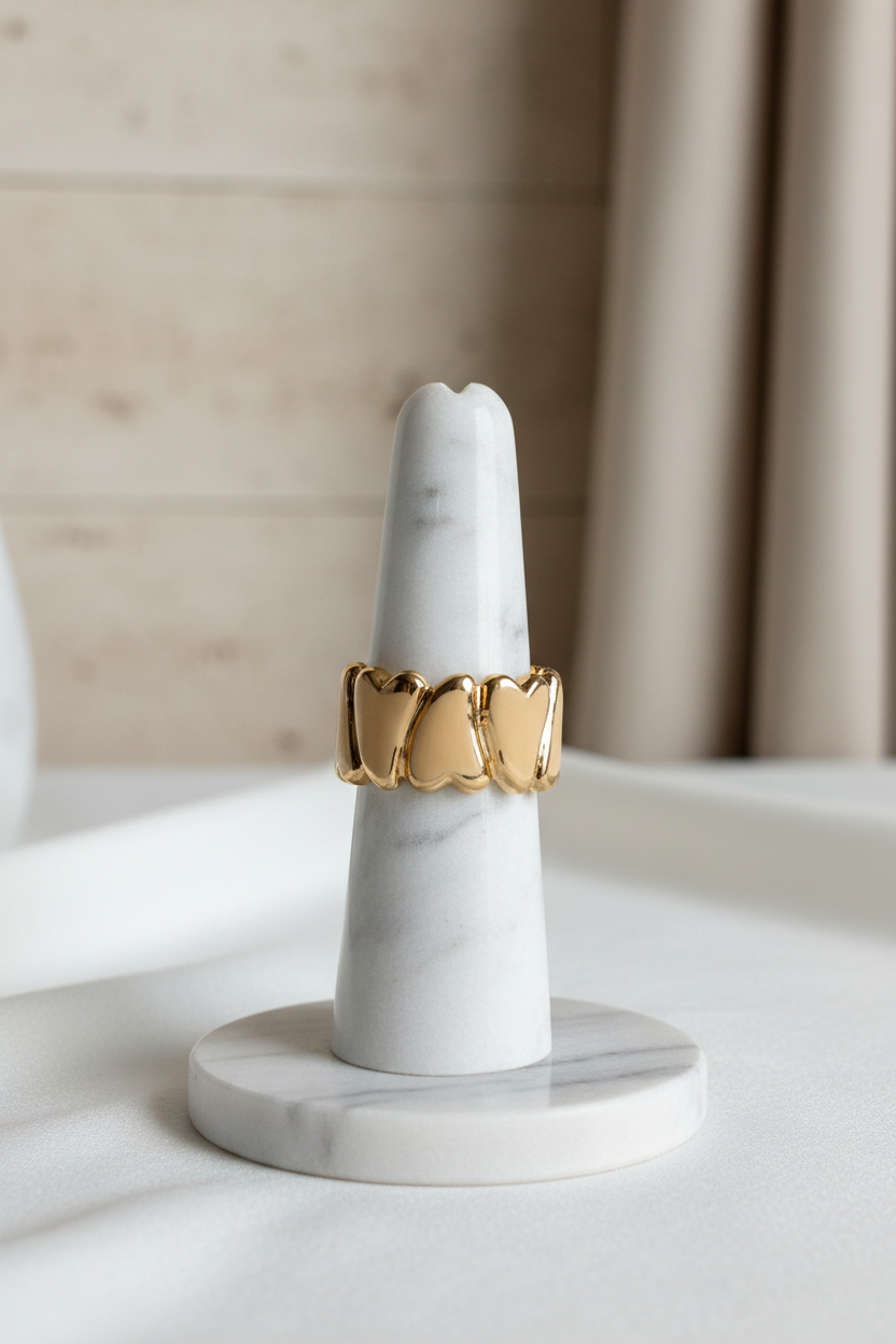 Bague coeur
