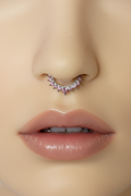 Septum argent femme